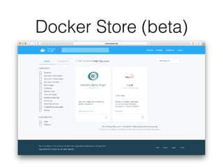 Docker Store (beta)
 