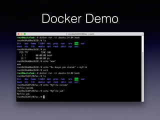 Docker Demo
 
