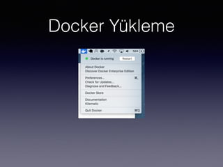Docker Yükleme
 