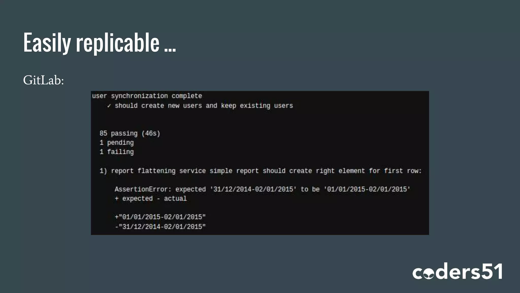 Easily replicable ...
GitLab:
 