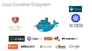 Linux Container Ecosystem
 