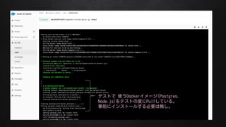 ƥȤ ʹDocker`(Postgres,
Node.js)ƥȤζȤPullƤ롣
ǰ˥󥹥ȩ`뤹Ҫϟo
 