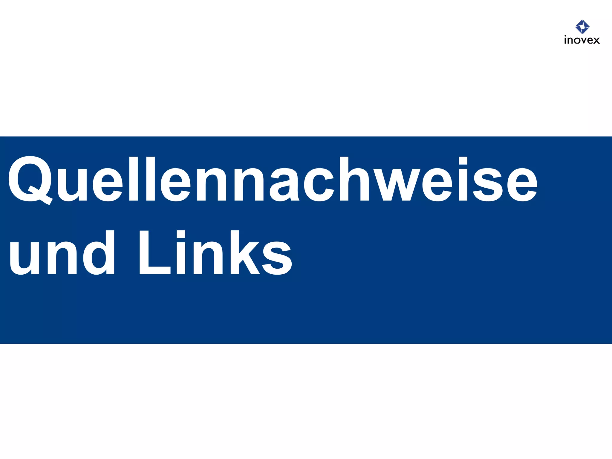 Quellennachweise
und Links
 