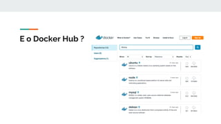 E o Docker Hub ?
 