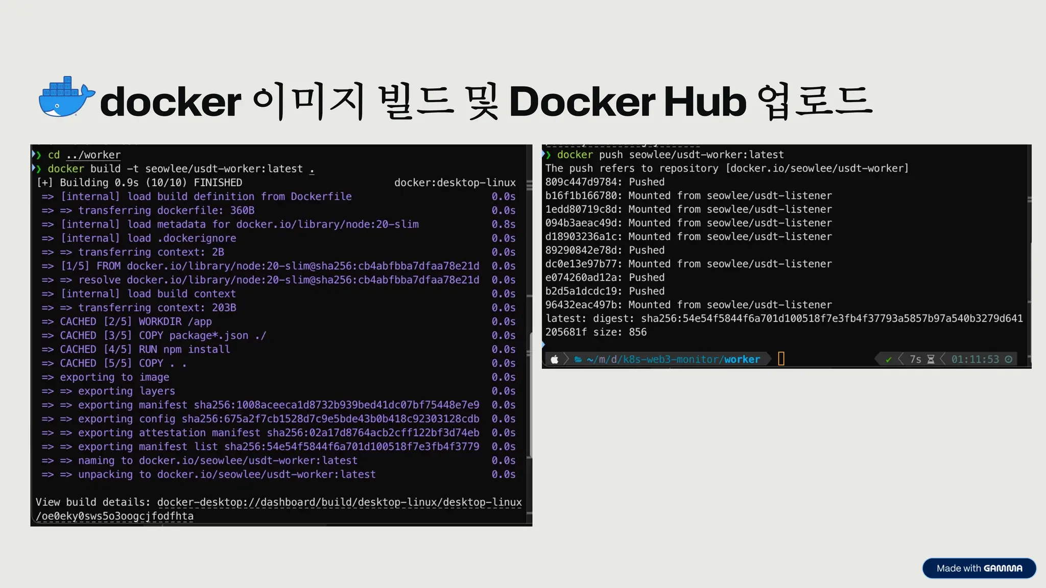 preencoded.png
docker 이미지 빌드 및 Docker Hub 업로드
 