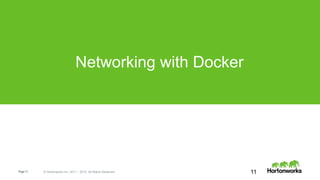 Networking in Docker Containers