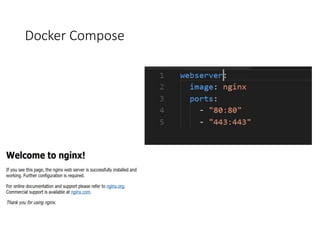Docker Compose
 