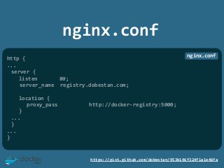 Docker Registry with Basic Authentication