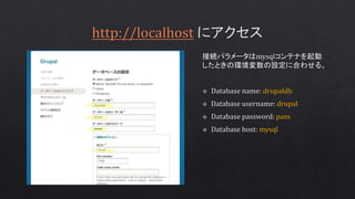 DrupalCafe Vol.35 - Dockerで始めるDrupal