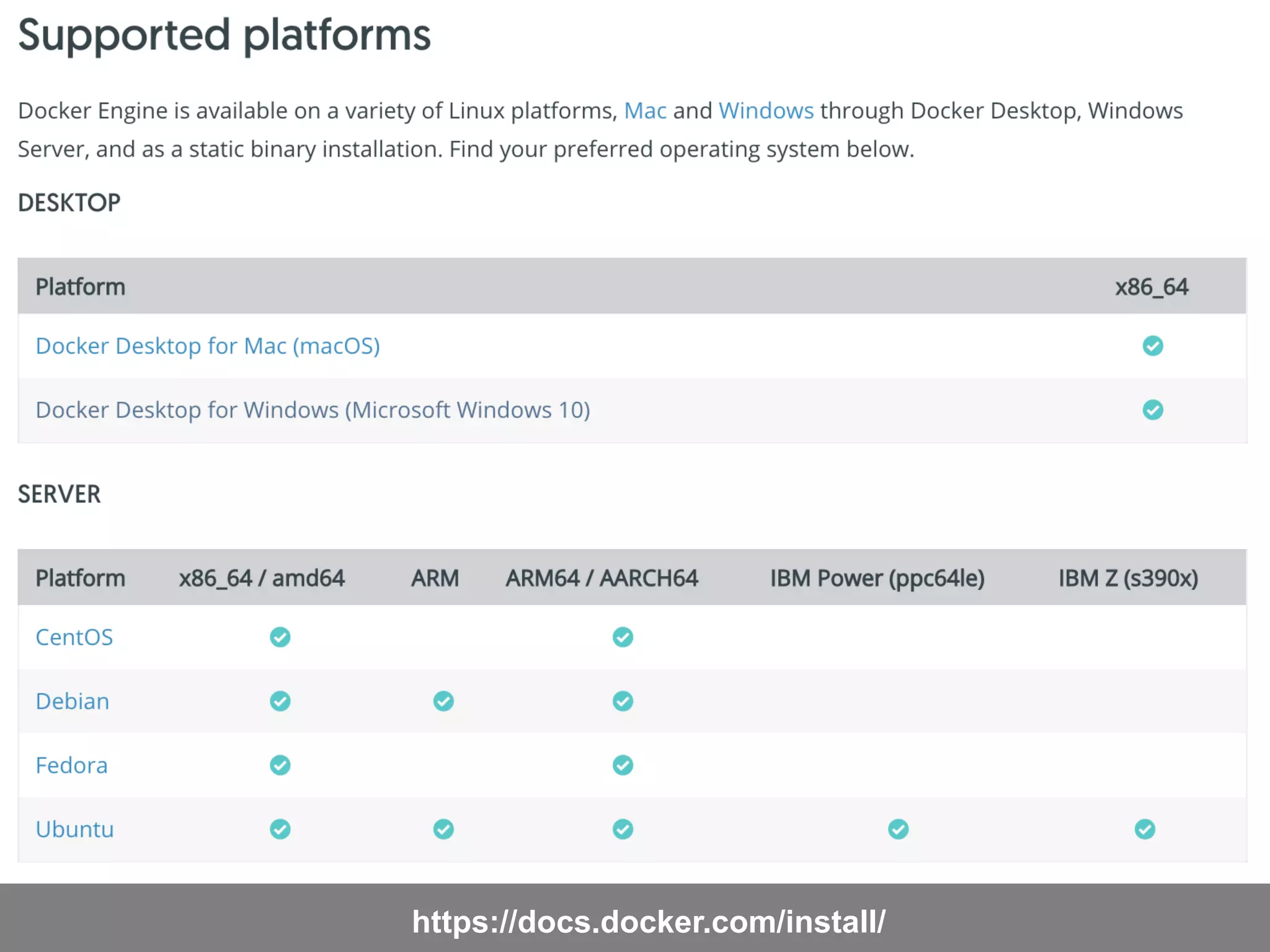 Instalação docker - Ubuntu
https://docs.docker.com/install/
 
