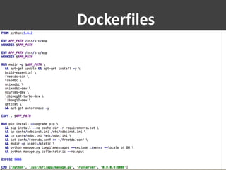 Dockerfiles
 
