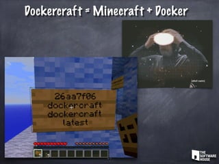Dockercraft = Minecraft + Docker
51
 