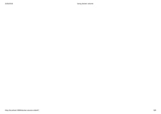 Docker volume | PDF