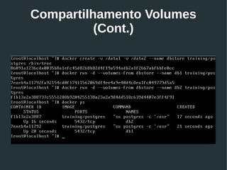 Compartilhamento Volumes
(Cont.)
 