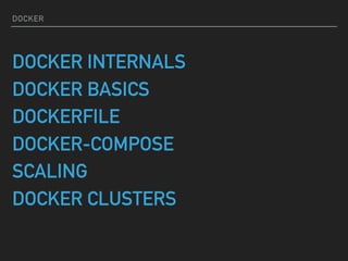 Docker workshop | PDF