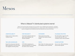 Mesos
 