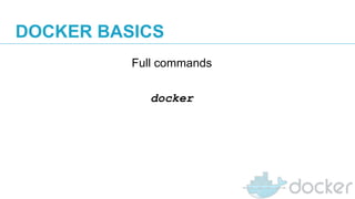 Docker workshop | PDF