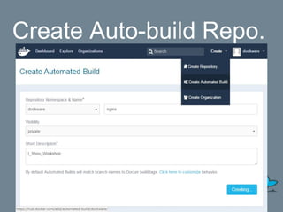 Create Auto-build Repo.
 