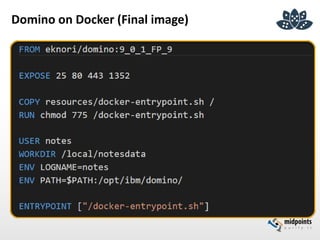 Domino on Docker (Final image)
 