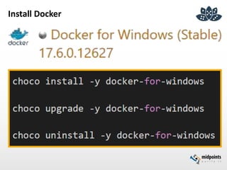 Install Docker
 