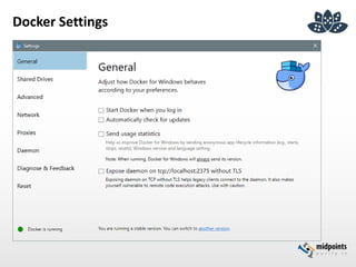 Docker Settings
 