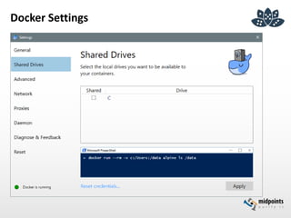 Docker Settings
 