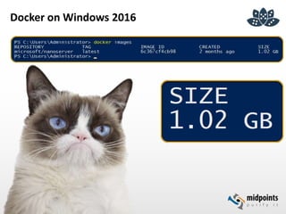 Docker on Windows 2016
 