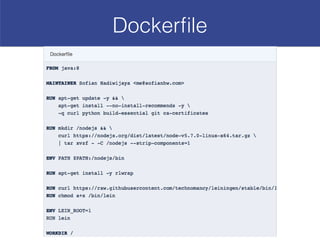 Dockerﬁle
 