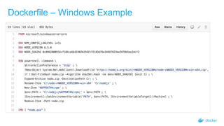 Docker 101 describing basic docker usage | PPTX