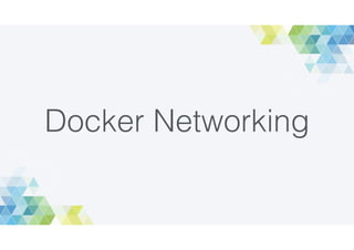 Docker Networking
 