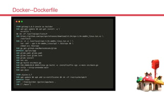 Docker--Dockerfile
 