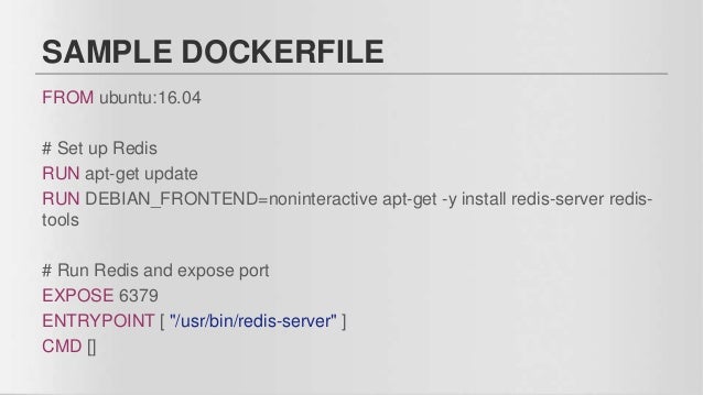 Docker install redis ubuntu Docker install redis ubuntu