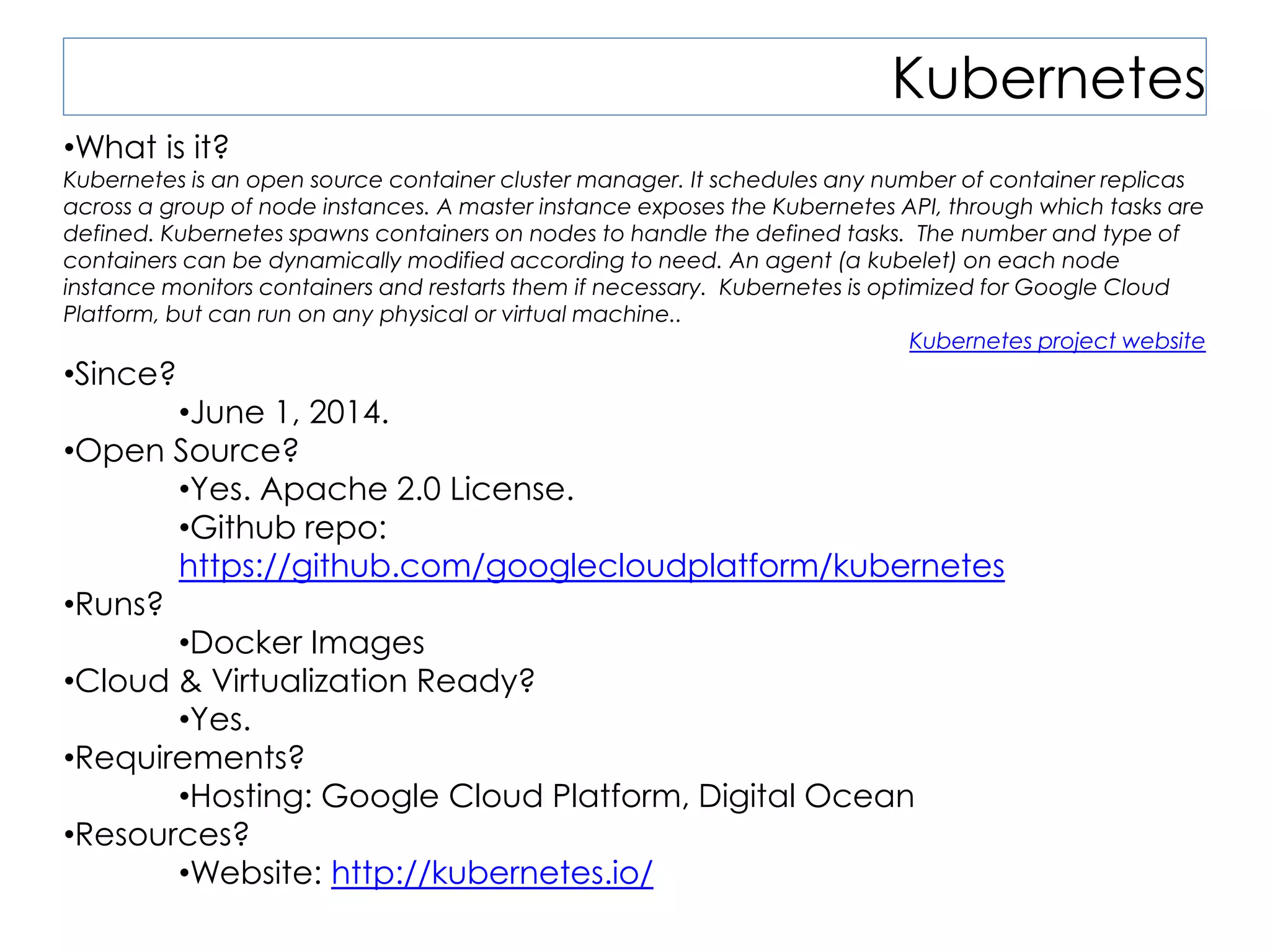 Docker and the Container Ecosystem | PPTX