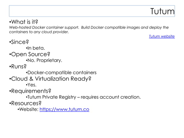 Docker and the Container Ecosystem | PPT