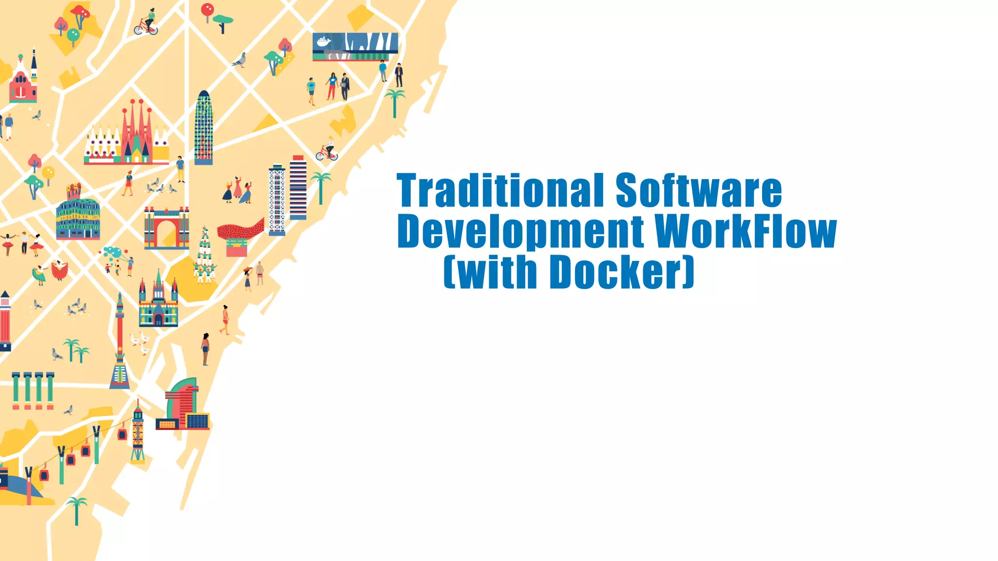 Traditional Software
Development WorkFlow
(with Docker)
 