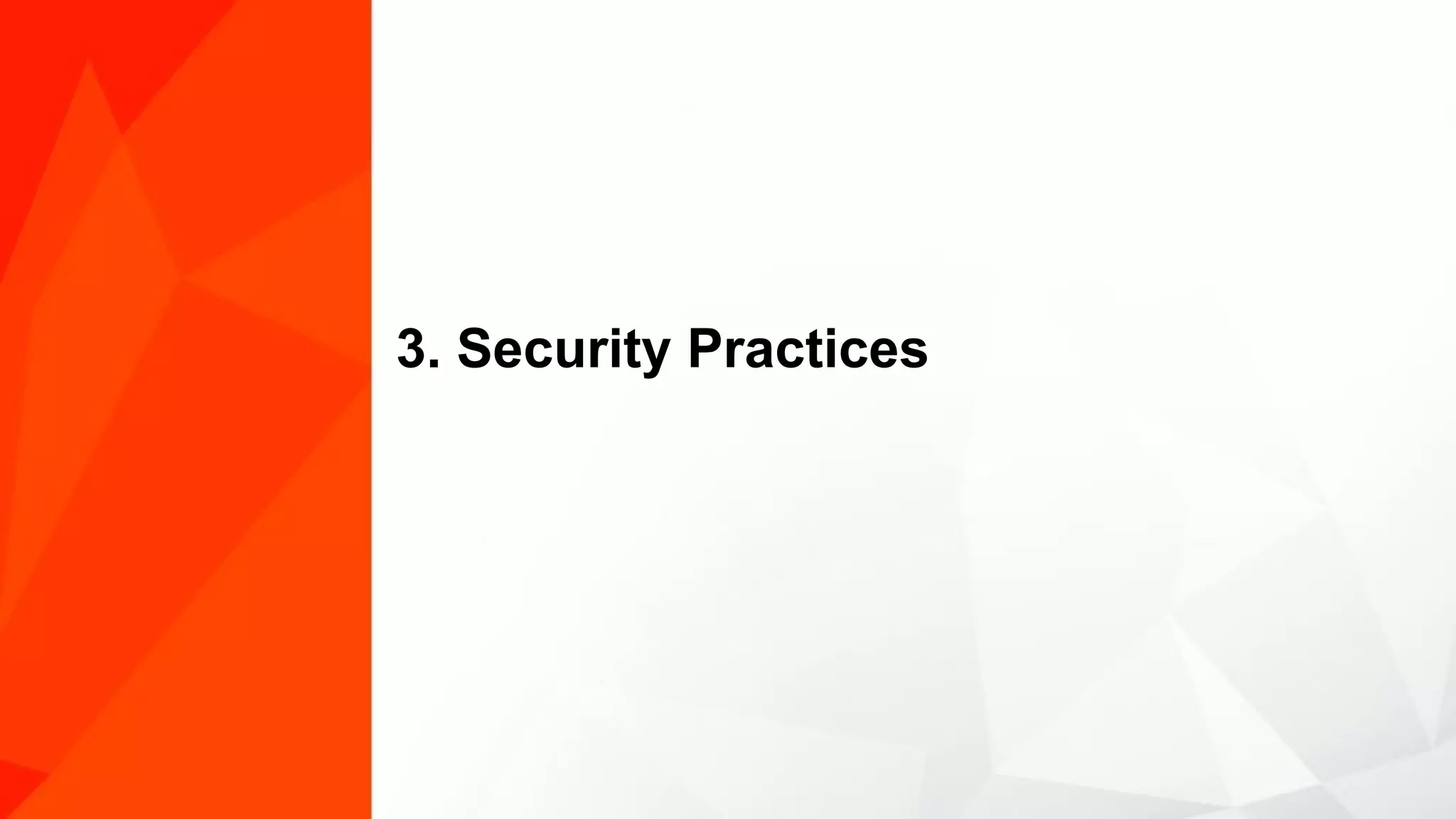 3. Security Practices 
