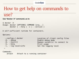 Learn docker Interactively with Examples | PPTX