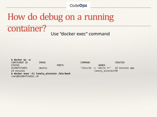 Learn docker Interactively with Examples | PPTX