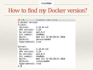 Learn docker Interactively with Examples | PPTX