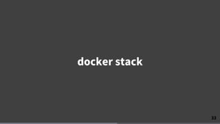 33
docker stack
 