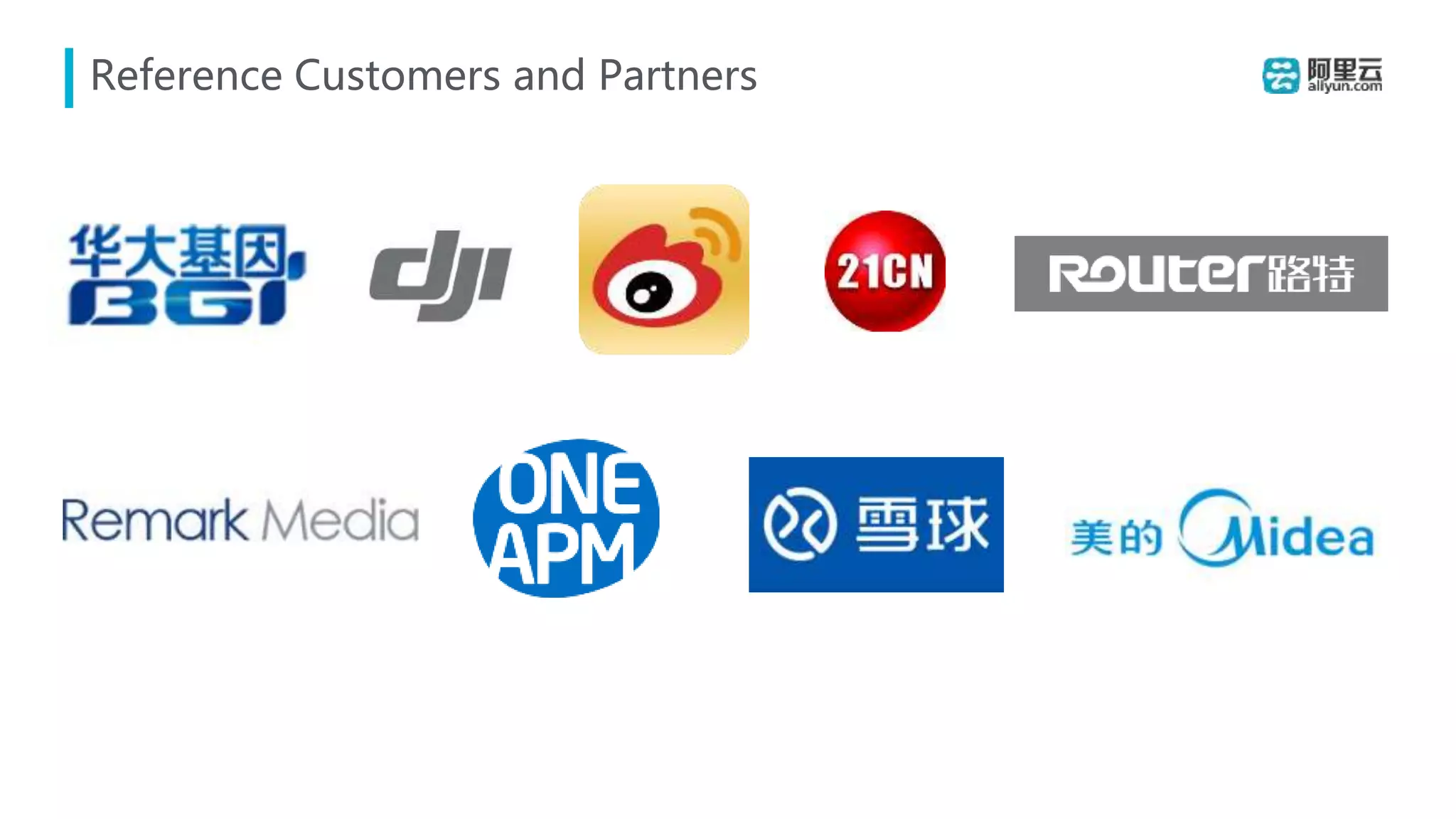 Reference Customers and Partners
 