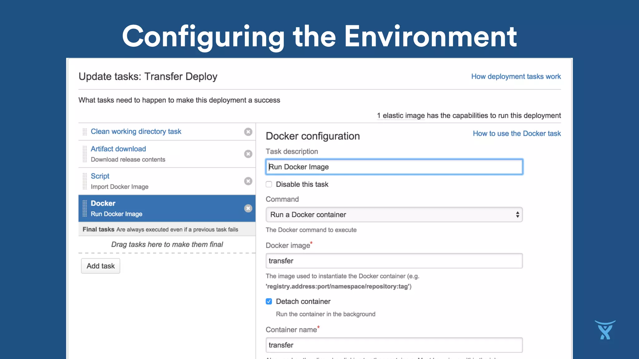 Configuring the Environment
 
