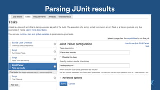 Parsing JUnit results
 