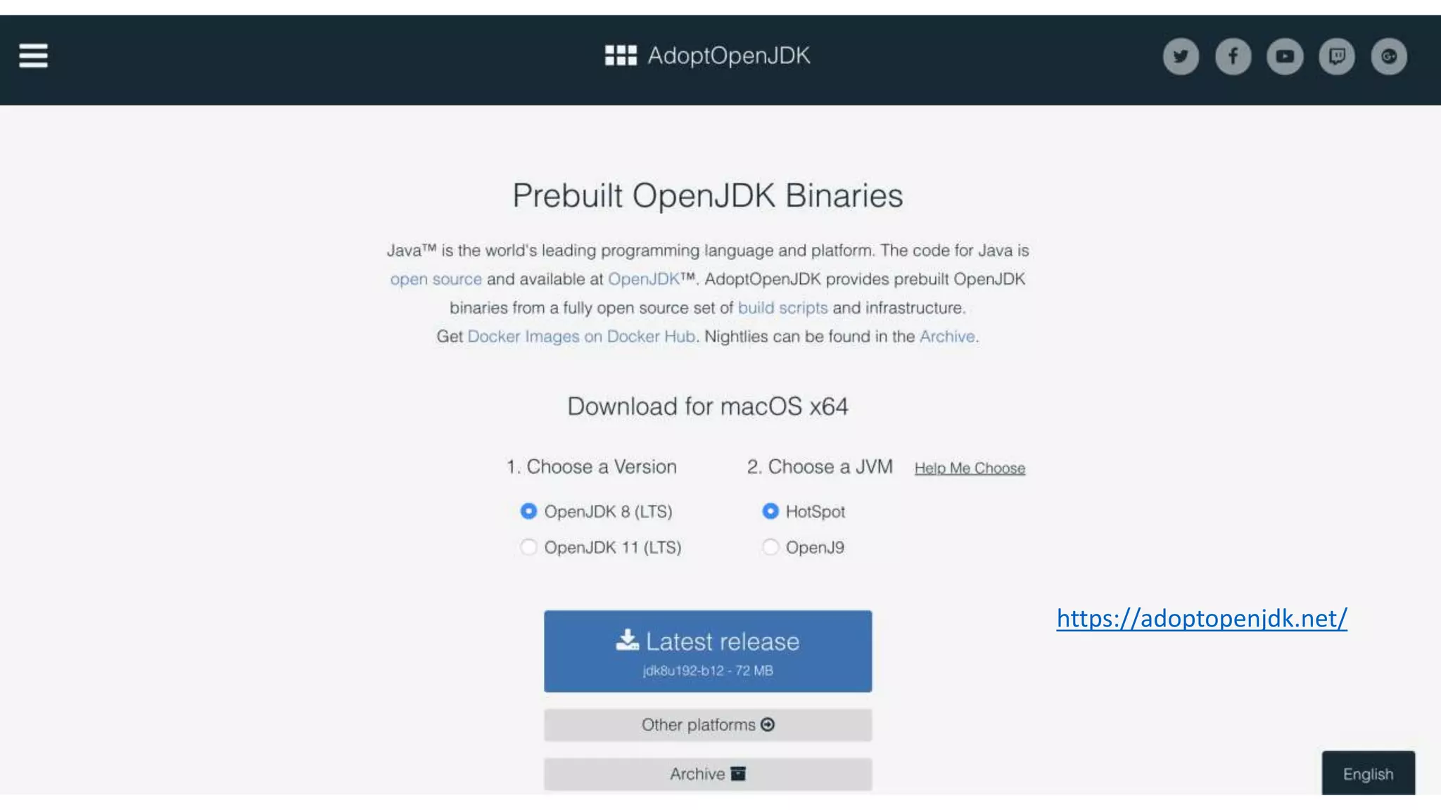 05/12/2018 @danielbryantuk
https://adoptopenjdk.net/
 