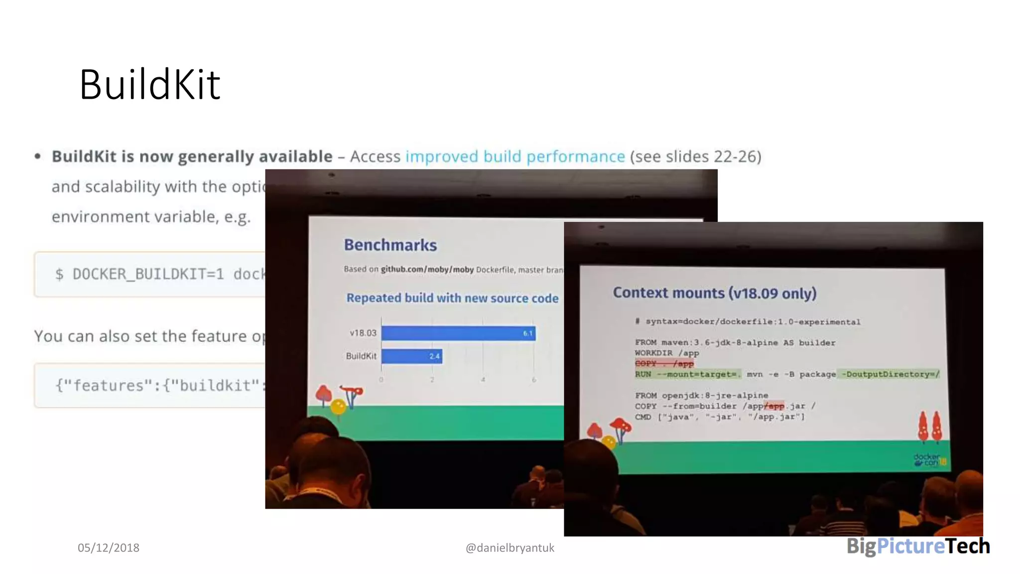 BuildKit
05/12/2018 @danielbryantuk
 