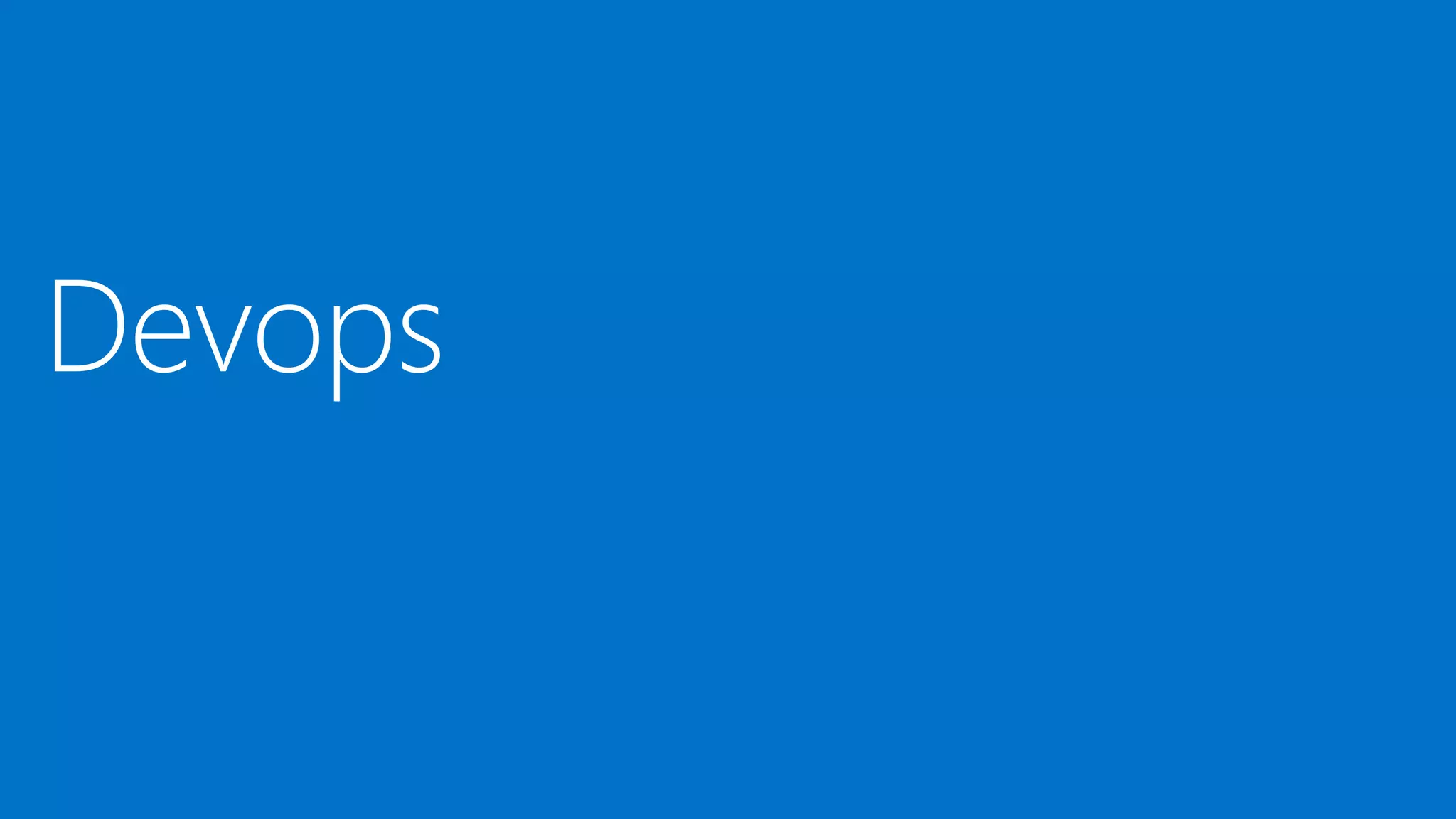 Devops
 