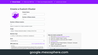 google.mesosphere.com 
 