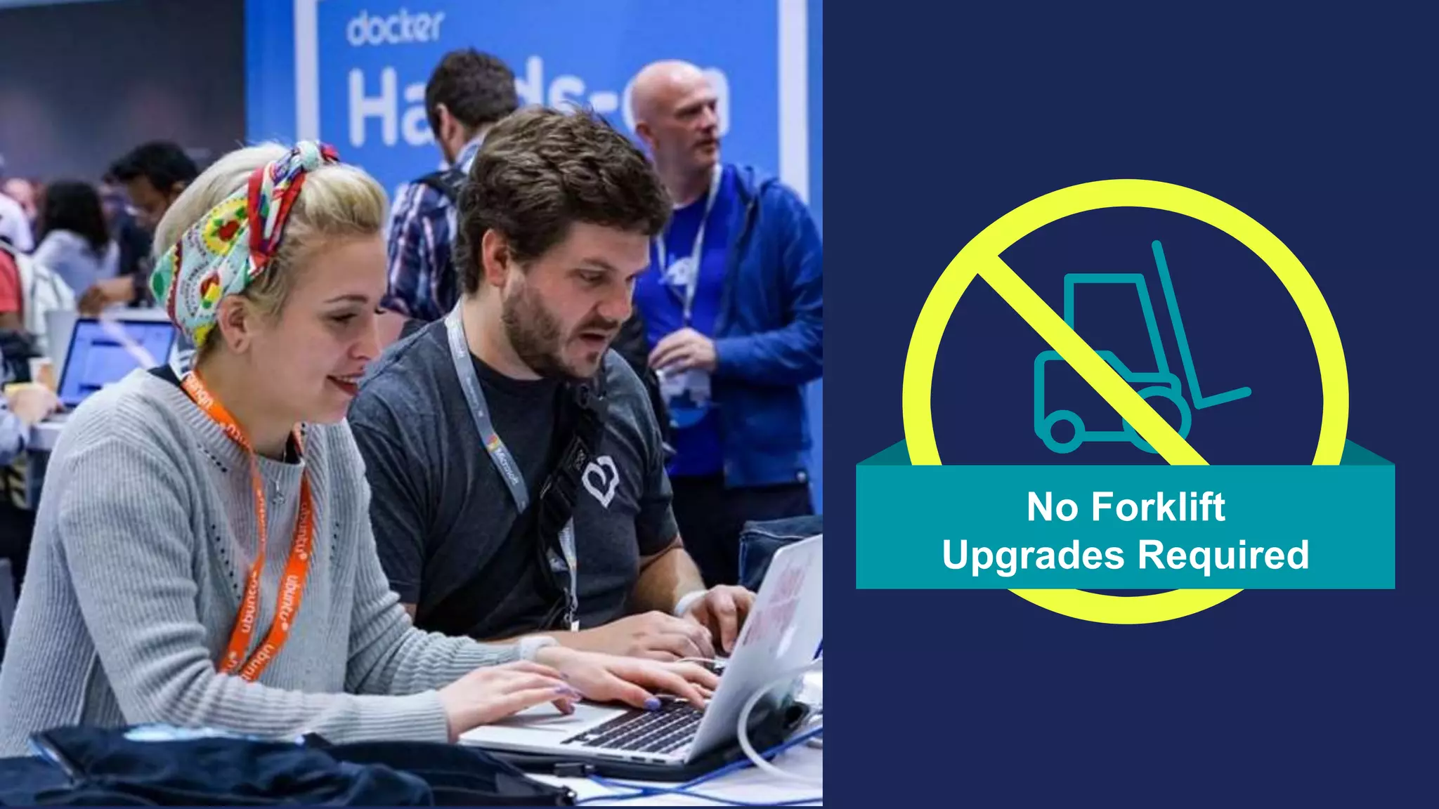 No Forklift
Upgrades Required
 