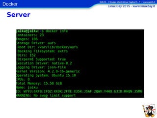 Docker
Server
 