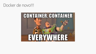 Docker de novo!!!
 